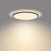 Plafonnier Philips Ozziet LED Noir, Blanc, 1 lumière