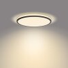 Plafonnier Philips Ozziet LED Noir, Blanc, 1 lumière