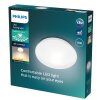 Plafonnier Philips Moire LED Blanc, 1 lumière