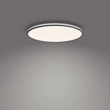 Plafonnier Philips Ozziet LED Noir, Blanc, 1 lumière