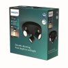 Plafonnier Philips Star LED Noir, 3 lumières