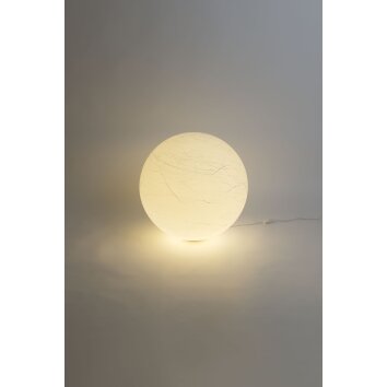 Lampe de table Holländer MOON Blanc, 1 lumière