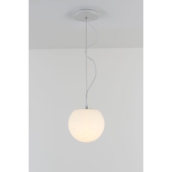 Suspension Holländer MOON Blanc, 1 lumière