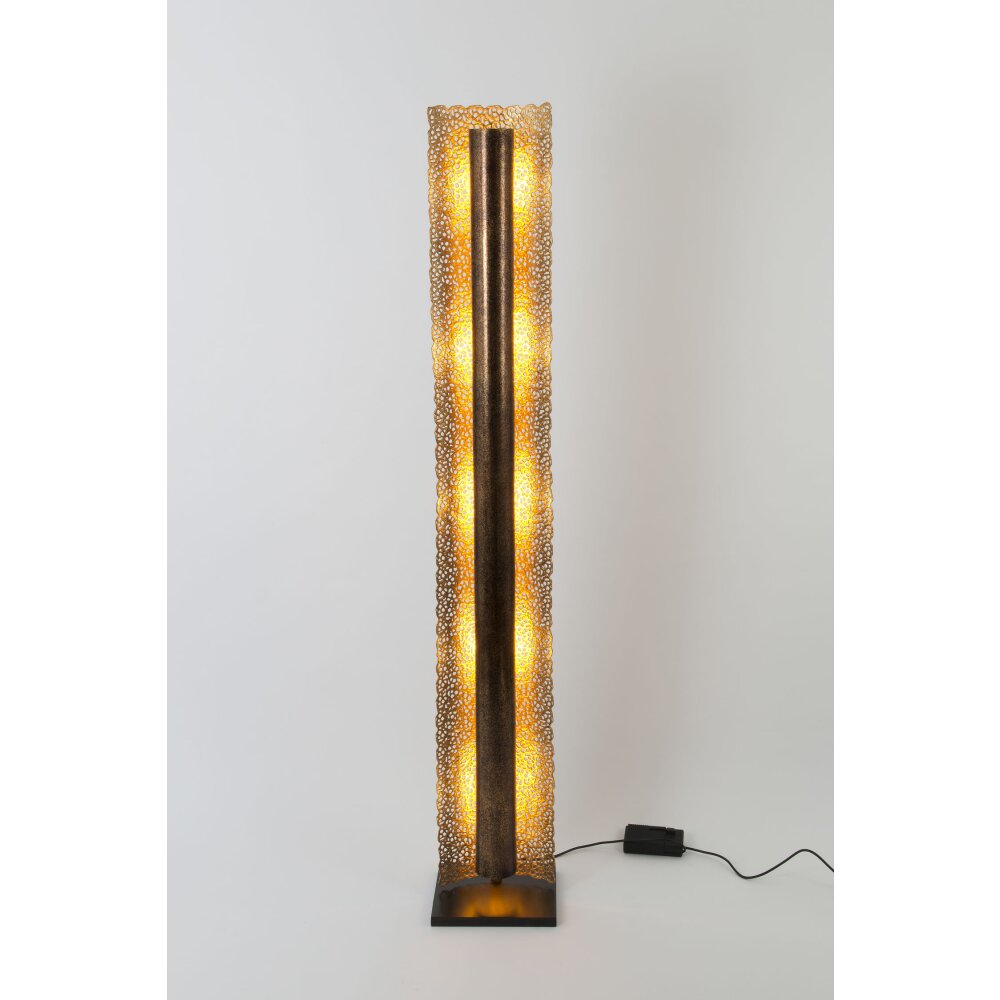 Lampadaire Holländer UTOPISTICO LED Or, Cuivre, 5 lumières main product photo