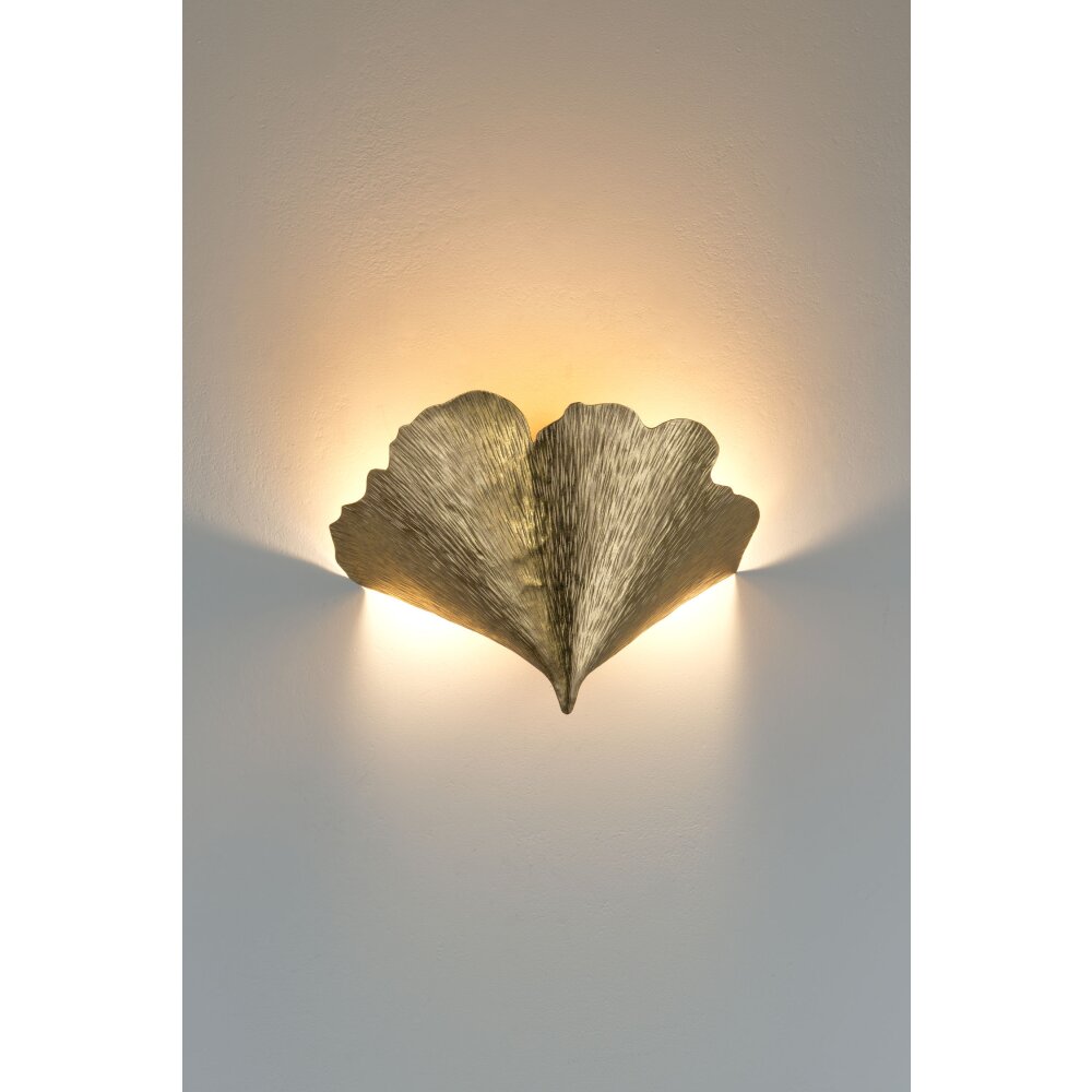 Applique murale Holländer GINGKO Or, 2 lumières main product photo