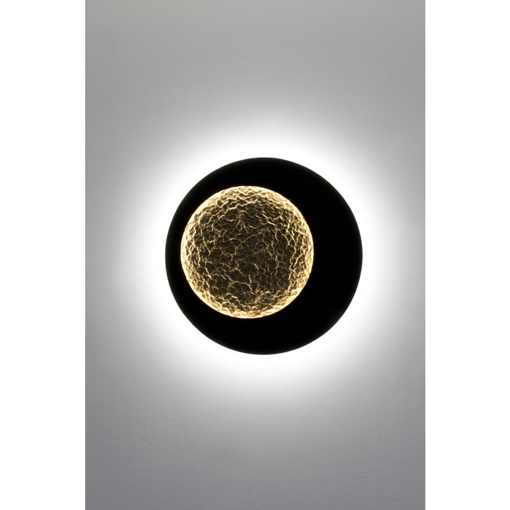 Applique murale Holländer PLENILUNIO LED Brun, Or, Noir, 2 lumières main product photo