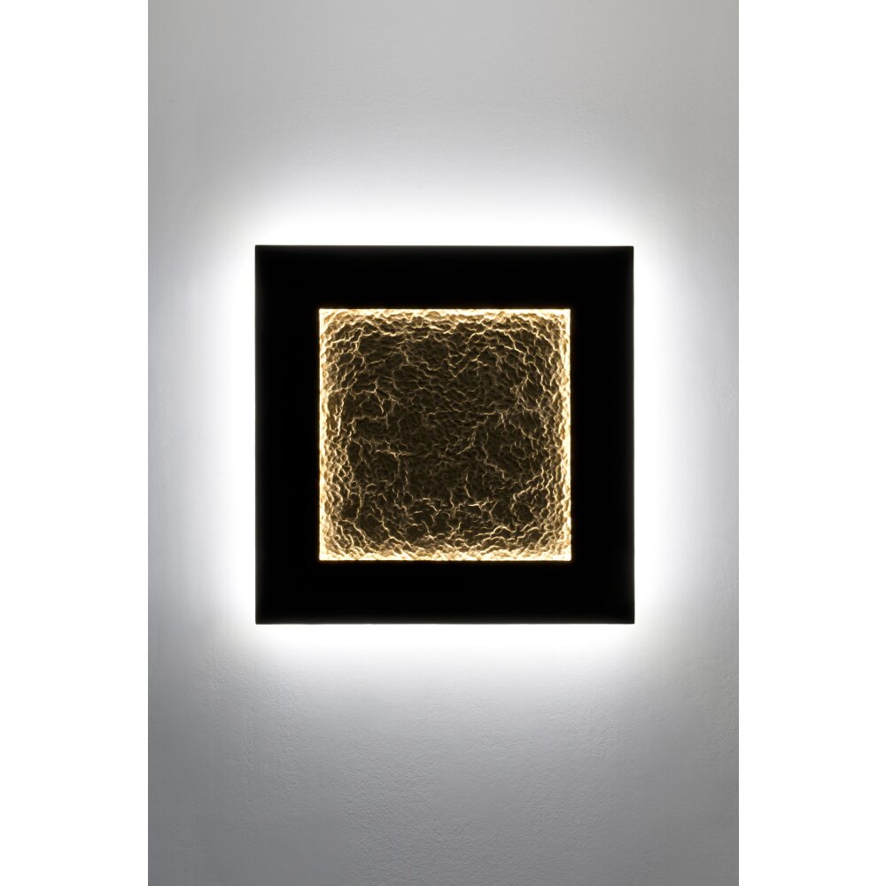 Applique murale Holländer PLENILUNIO LED Brun, Or, Noir, 2 lumières main product photo