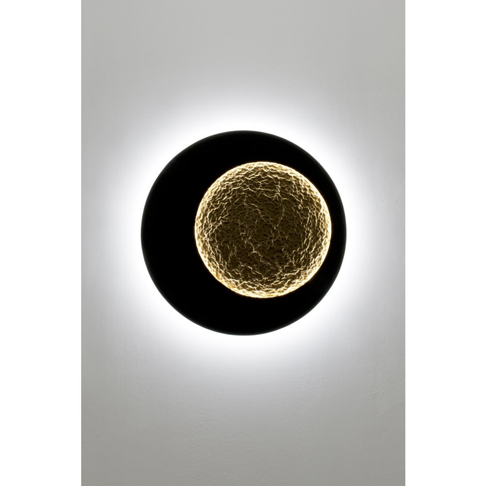 Applique murale Holländer PLENILUNIO LED Brun, Or, Noir, 2 lumières main product photo