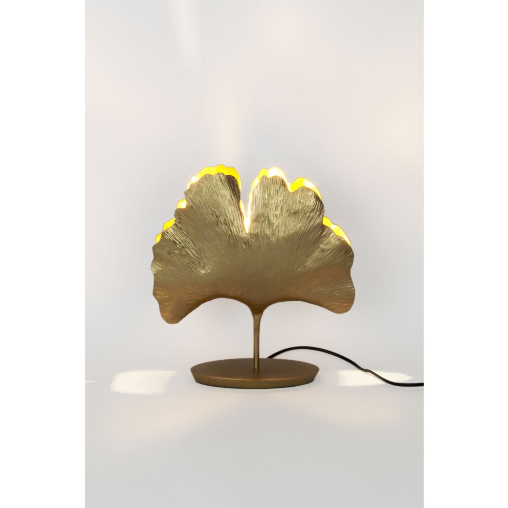 Lampe de table Holländer GINGKO Or, 1 lumière main product photo