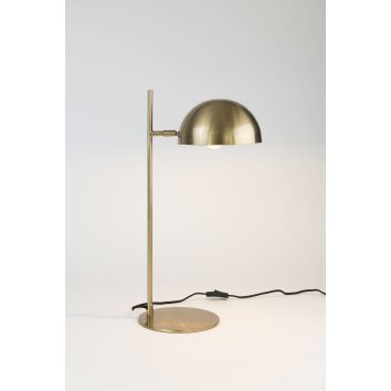 Lampe de table Holländer MIRO Or, 1 lumière