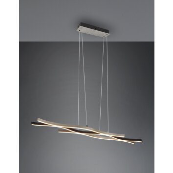 Suspension Trio Blaze LED Aluminium, 1 lumière