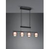 Suspension Trio Burton Noir, 4 lumières
