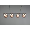 Suspension Trio Burton Noir, 4 lumières