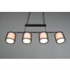 Suspension Trio Burton Noir, 4 lumières
