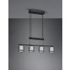 Suspension Trio Burton Noir, 4 lumières