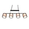 Suspension Trio Burton Noir, 4 lumières