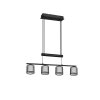 Suspension Trio Burton Noir, 4 lumières