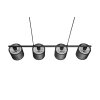 Suspension Trio Burton Noir, 4 lumières