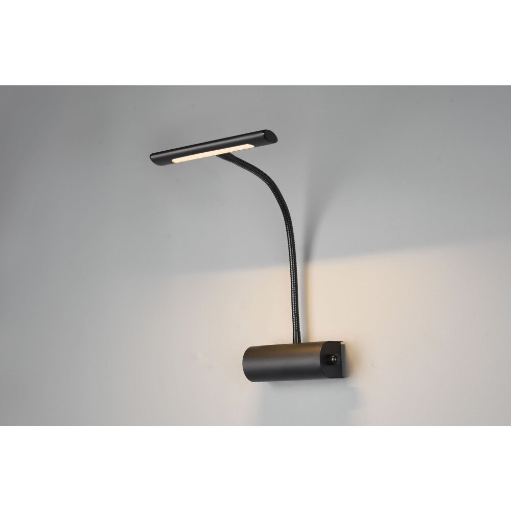 Applique murale Trio Curtis LED Noir, 1 lumière main product photo