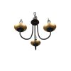 Lustre Trio Livia Noir, 3 lumières