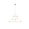 Suspension Trio Pure Laiton, 6 lumières