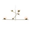 Suspension Trio Pure Laiton, 6 lumières