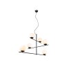 Suspension Trio Pure Noir, 6 lumières