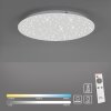 Plafonnier Leuchten-Direkt SPARKLE LED Blanc, 1 lumière, Télécommandes