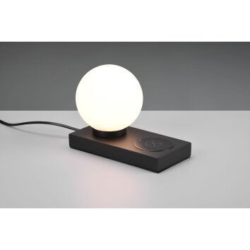 Lampe de table Reality Chloe Noir, 1 lumière