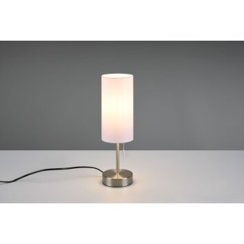 Lampe de table Reality Jaro Nickel mat, 1 lumière