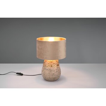 Lampe de table Reality Kiran Gris, 1 lumière