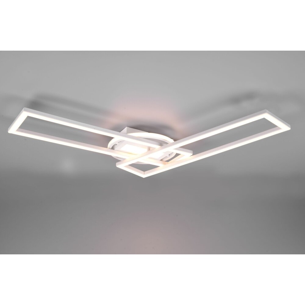 Plafonnier Reality Twister LED Blanc, 1 lumière, Télécommandes main product photo