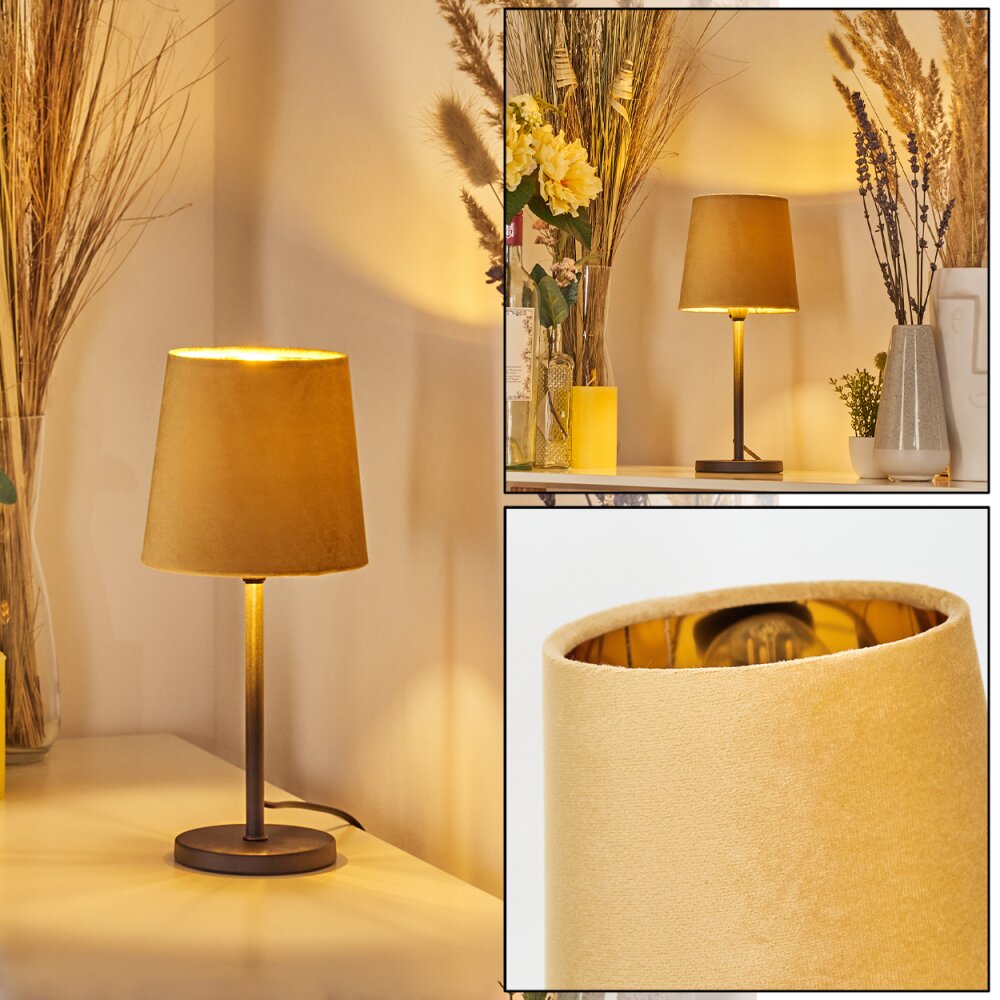 Lampe de table Frandina Jaune, Or, 1 lumière main product photo