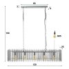 Suspension  Trax Anthracite, 5 lumières