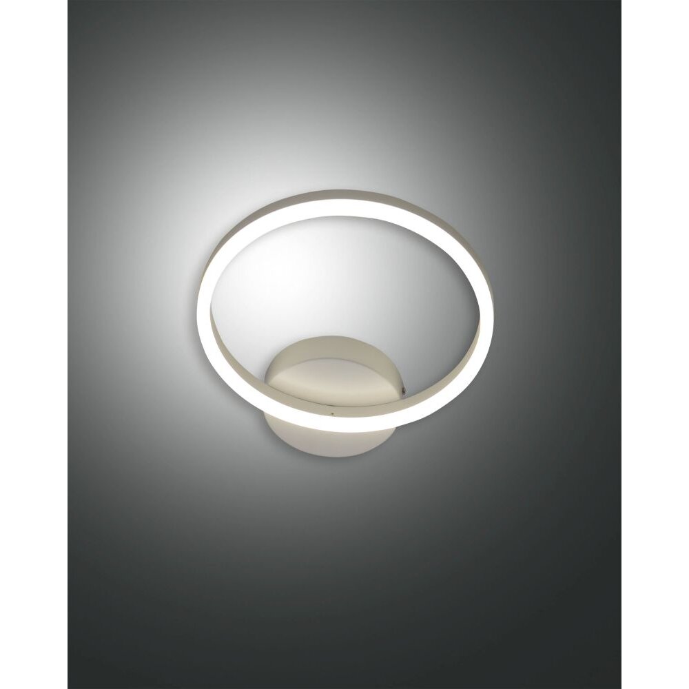 Applique murale Fabas Luce Giotto LED Blanc, 1 lumière main product photo