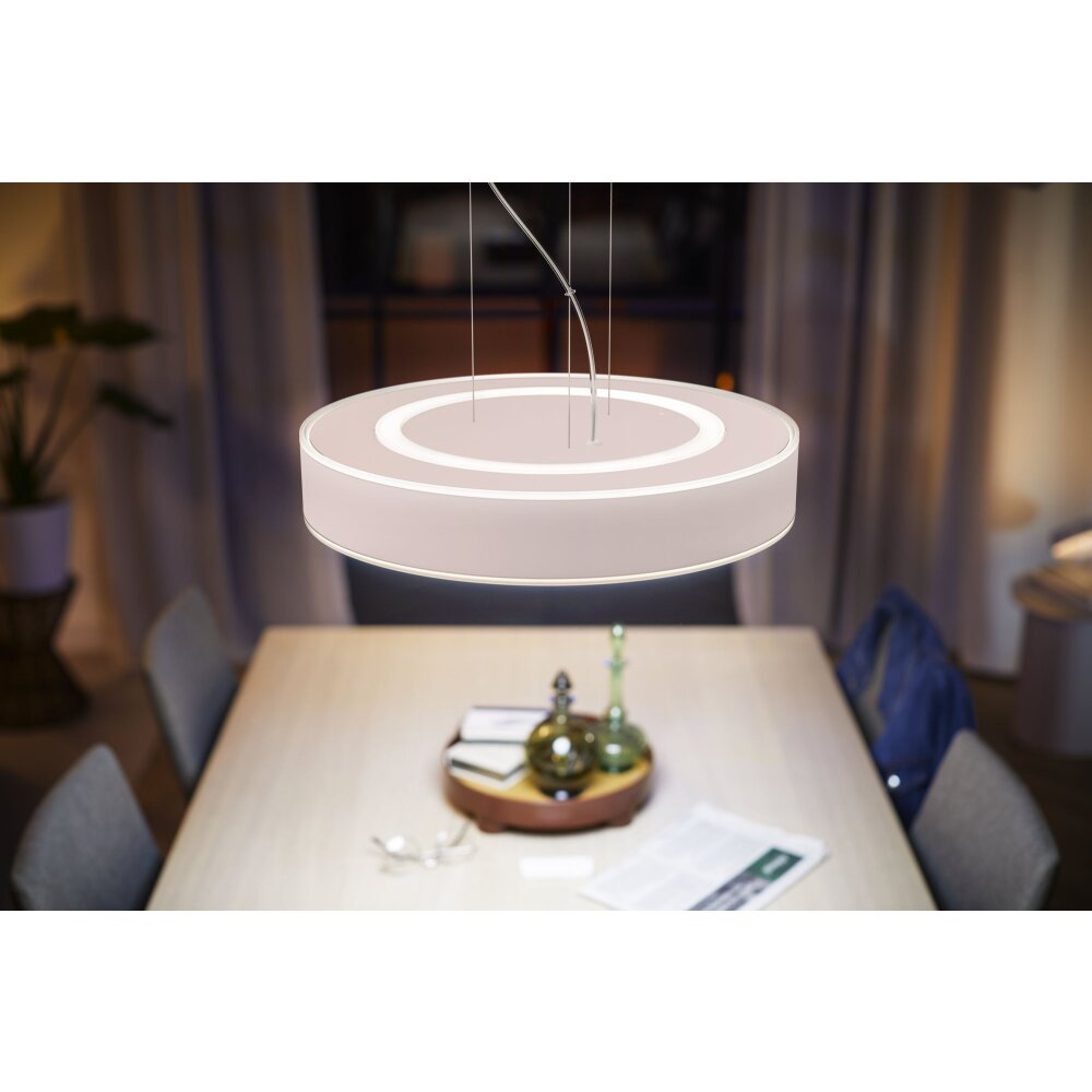 Suspension Philips Hue Enrave LED Blanc, 1 lumière, Télécommandes main product photo
