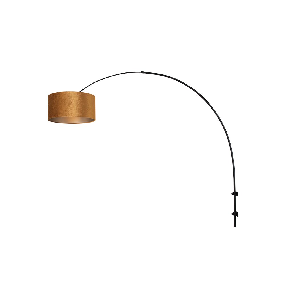 Applique murale Steinhauer Sparkled Light Noir, 1 lumière main product photo