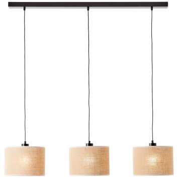 Suspension Brilliant Aniela Noir, 3 lumières