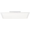 Plafonnier Brilliant Jacinda LED Blanc, 1 lumière, Télécommandes