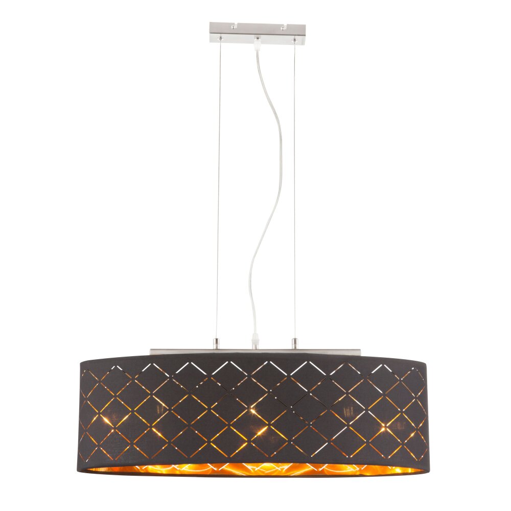 Suspension Globo CLARKE LED Nickel mat, 3 lumières main product photo