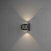 Applique murale d'extérieur Konstsmide Bitonto LED Anthracite, 2 lumières