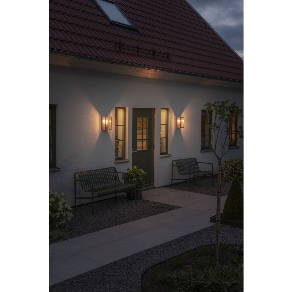 Applique murale d'extérieur Konstsmide Carpi Laiton, 1 lumière main product photo