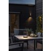 Lampe de table solaire Konstsmide Crotone LED Noir, 1 lumière