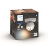 Plafonnier Philips Hue Buckram LED Blanc, 1 lumière, Télécommandes