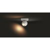 Plafonnier Philips Hue Buckram LED Blanc, 1 lumière, Télécommandes