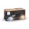 Plafonnier Philips Hue Buckram LED Noir, 2 lumières, Télécommandes Plafonnier Philips Hue Buckram LED Noir, 2 lumières, Télécommandes