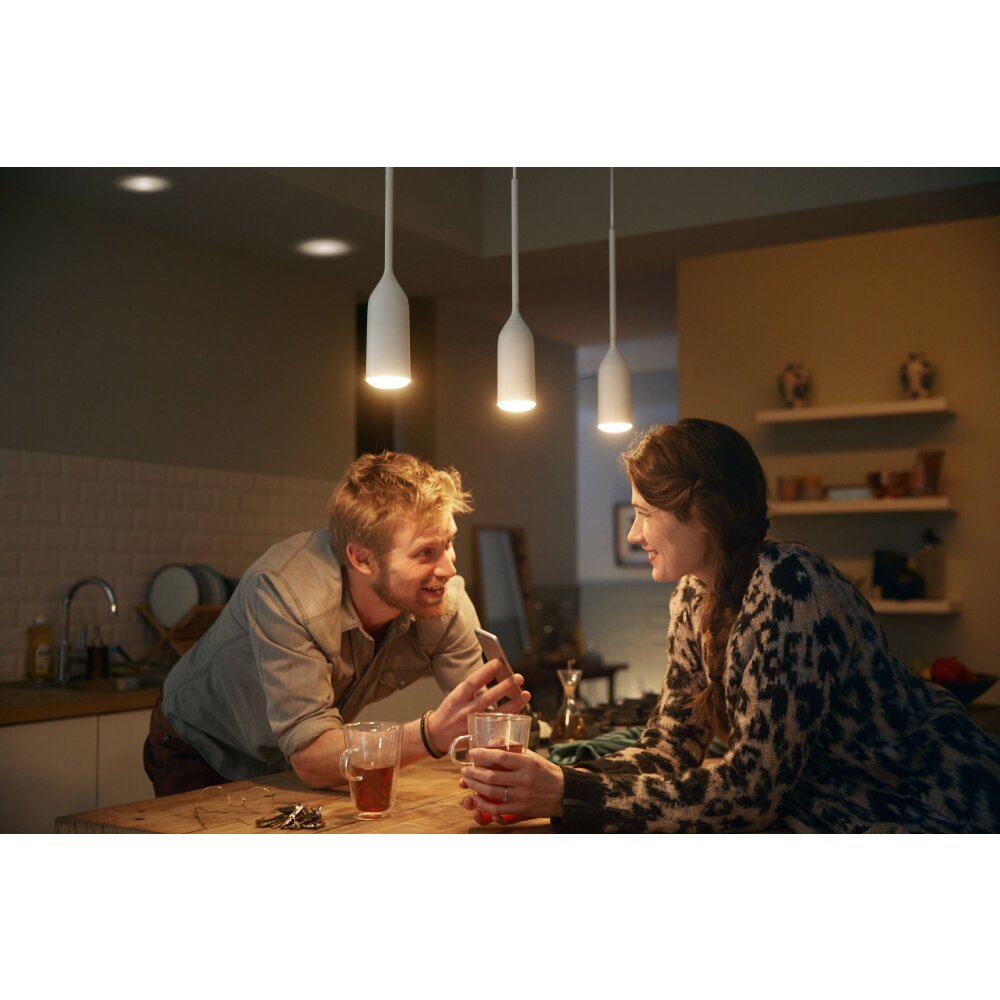 Suspension Philips Hue Devote LED Blanc, 1 lumière main product photo