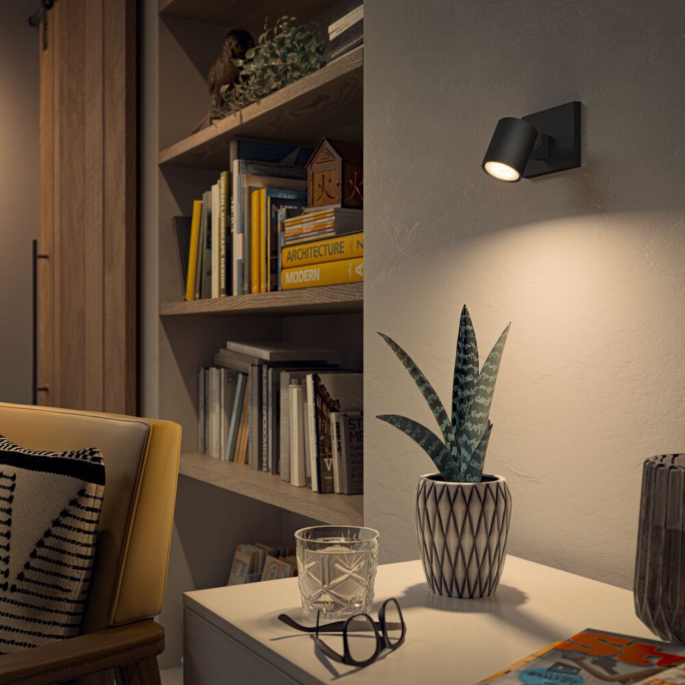 Plafonnier Philips Hue Runner LED Noir, 1 lumière main product photo