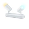 Plafonnier Philips WiZ IMAGEO LED Blanc, 2 lumières