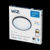 Plafonnier Philips WiZ Super Slim LED Noir, 1 lumière